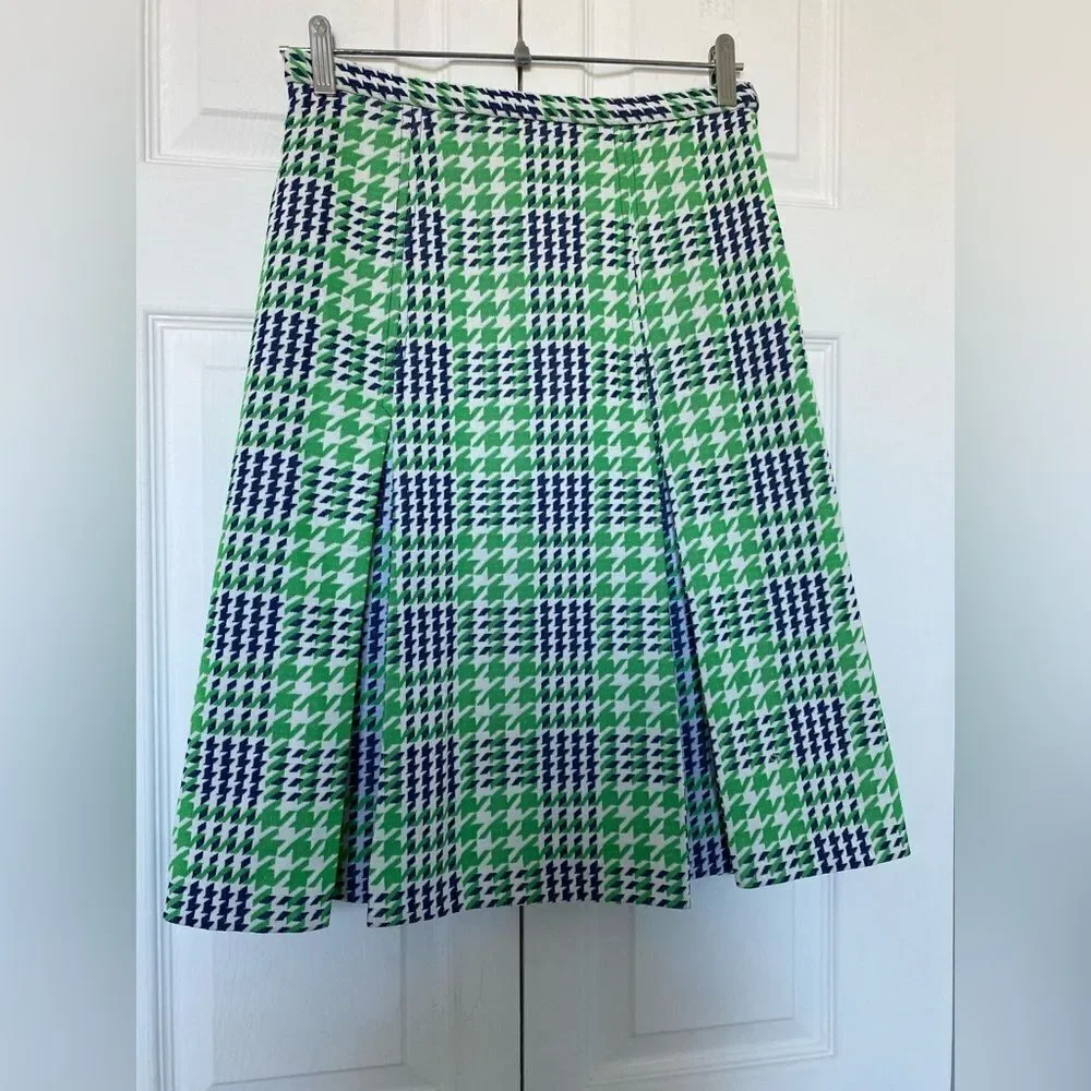 1970s Rhodes of California Houndstooth Skirt